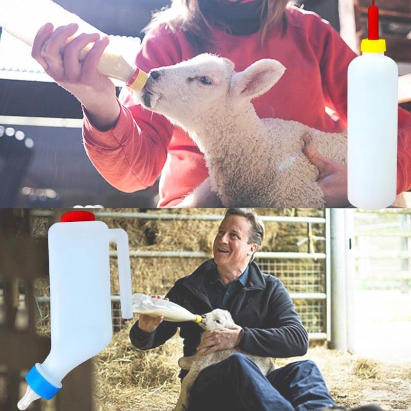 Lamb Nursing Bottle Large Capacity with Nipple and Convenient Bottle Livestock Tool Easy Feeding Tool