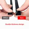 Universal 10M Double Layer Car Front Rear Door Seal Lid Edge Moulding Trim Strip