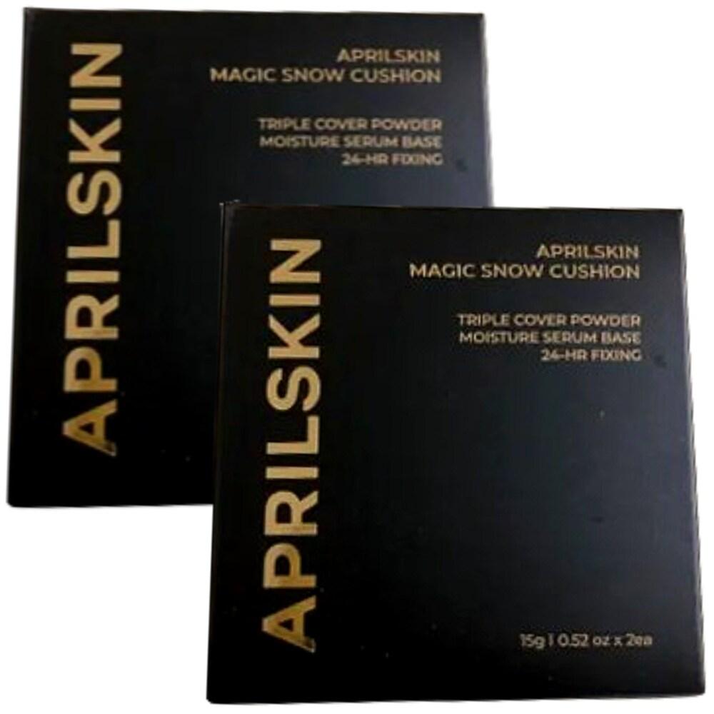 

Оригинальный продукт + сменный блок April Skin Magic Snow Cushion 3.0 3 вида 2 набора No. 22 2