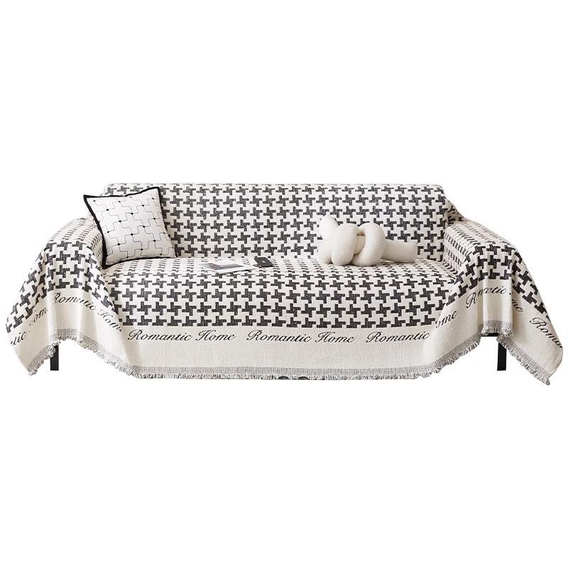 One Piece Full Cover Sofa Towel, All Season Universal Anti Slip Sofa Cover Blanket, Simple and Modern New Sofa Cover Fabric