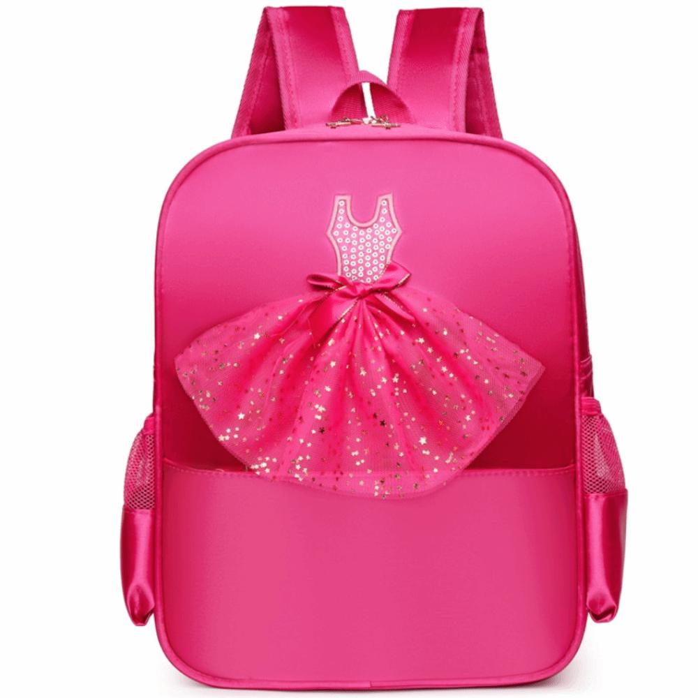 Cute Nylon Ballet Dance Backpack Large Capacity Waterproof Dance Duffle Bag Students  Backpack Girls розы красного