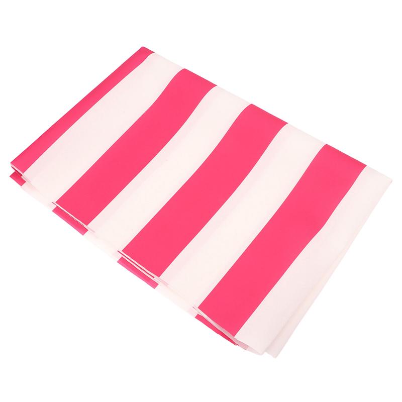 420D  Striped Print Oxford Fabric Waterproof Fabric Canopy Tent Umbrella Cloth Pu Coated 50X150Cm Sunshade
