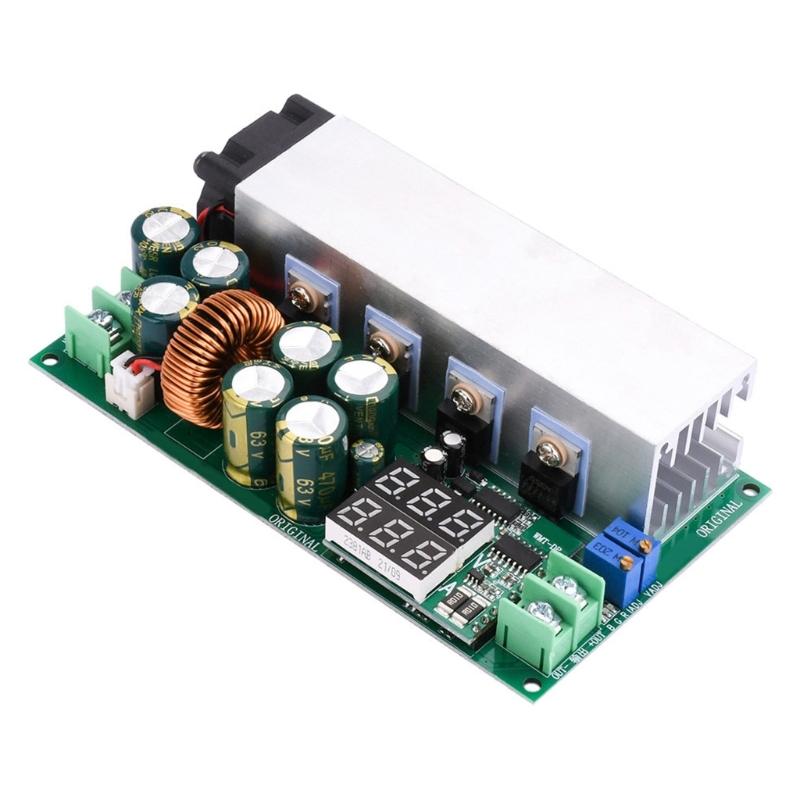 Adjustable Voltages Regulator Module DC12V to 80V 20A Output With Overcurrent Short Circuits Protections for Industrial