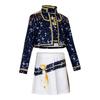 Girls POP Singer Hunters Stage Performance Printing Outfit Halloween Cosplay Costume for Carnival Party Pretend Game Role Playing Dress Up Suit