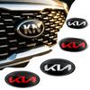 Car Logo 3D Car Front Grill Rear Bumper Tail Door Trunk Emblem Sticker For KIA Sportage GT RIO Ceed Picanto Pegas Sorento Cerato hbkd60