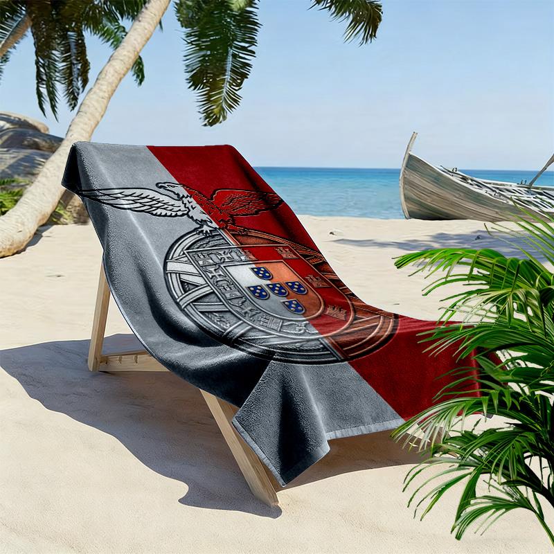 National Emblem Design beach towel Outdoor camping Portable for travel quick-drying swim towel Outdoor pool towel Absorbent bath towel printing