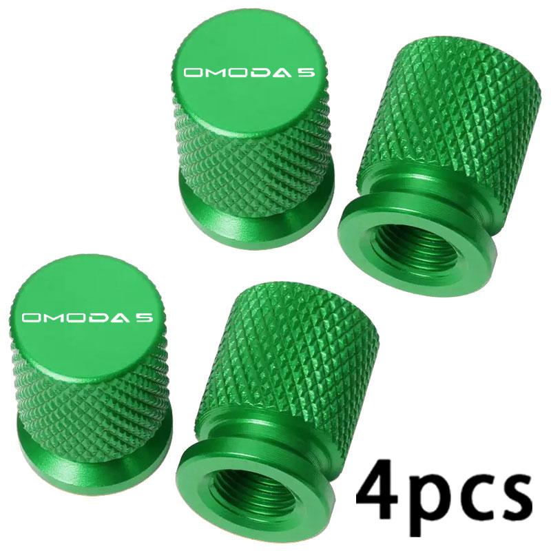 4PCS Colorful Car Accessories Car Tire Valve Cap For CHERY OMODA S C5 Crossover Omoda 5 FX JHJS1