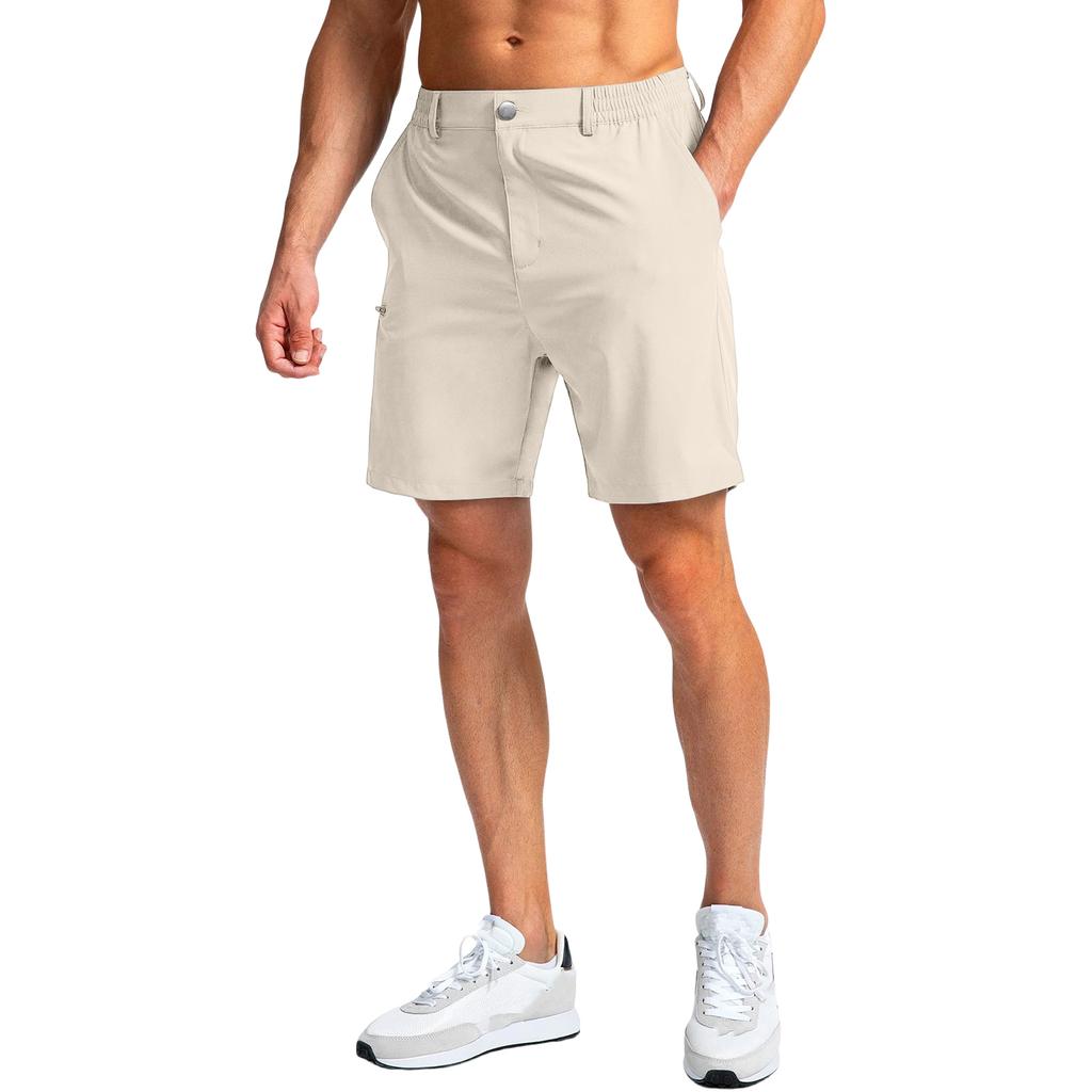 Herren locker Freizeit Sport Reißverschlusstasche Gerade Fünf Jacke Shorts