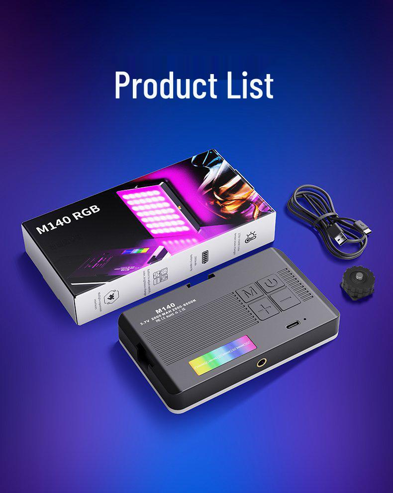 Portable LED Selfie Fill Light for Phones and Cameras