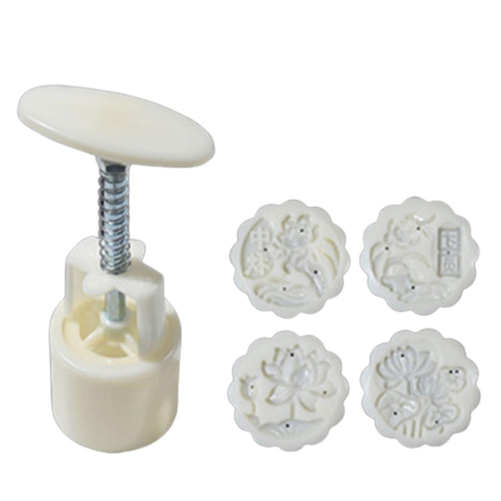 Verschiedene Mooncake Mold Mid-Autumn Festival Mooncake Mold DIY Hand Druck Fondant Dekorationen Werkzeuge Mond Kuchen Form