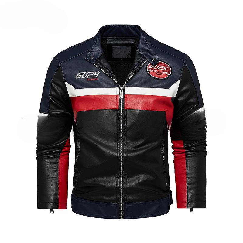 

Осенне-зимнее бархатное ПУ мужское пальто большого размера мужская куртка мужское пальто кожаная куртка мужская XXXL