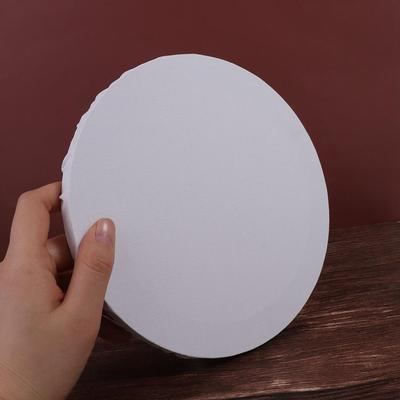 Round Cotton Thicken for Artist Oil Paint Painter Circle Canvas Painting Board Drawing Board Picture Frame