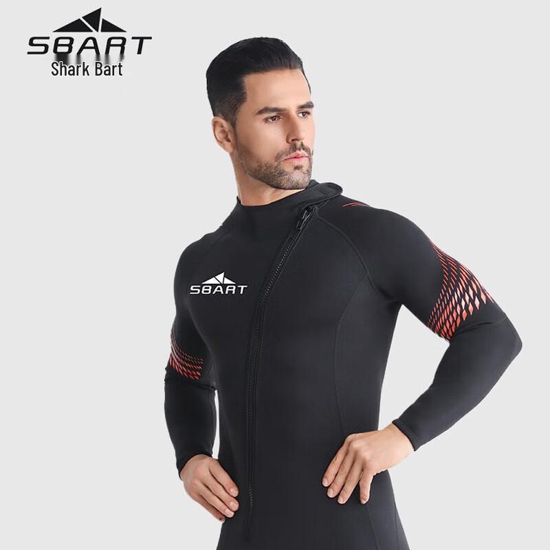 SBART Men's 3MM One-Piece Thermal Wetsuit 1557