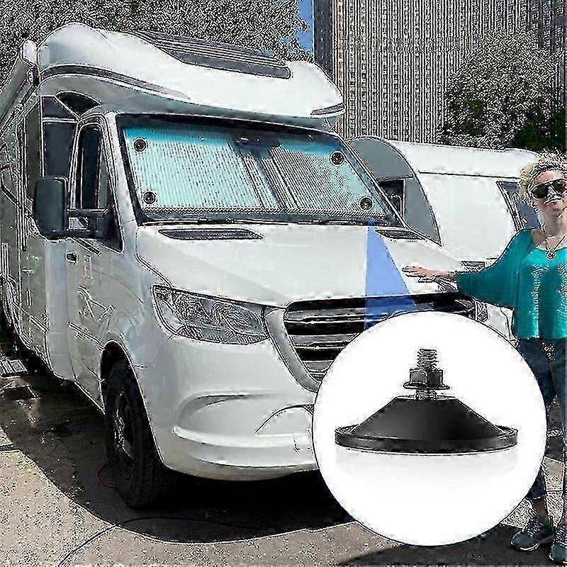 2.2inch Black Small Strong Suction Cups (6pcs) for Glass Windows with Screw