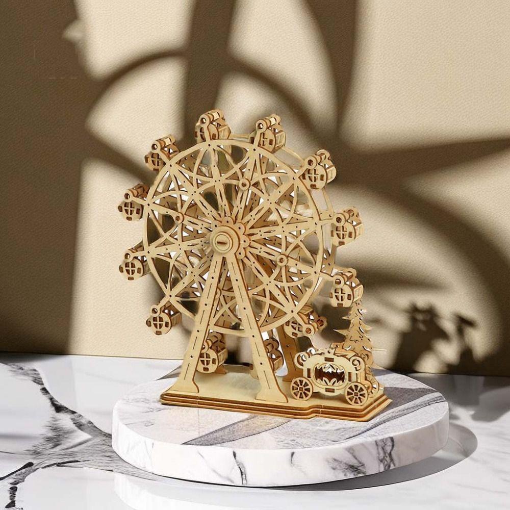 Ferris Wheel 3D Rotatable Ferris Wheel Assembly Toy  Children Gifts