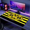 Poduszka z nadrukiem Borussia Dortmund Antypoślizgowa Mata pod mysz do laptopa/tabletu XXL Mata do gry na mini PC Z blokowaną krawędzią