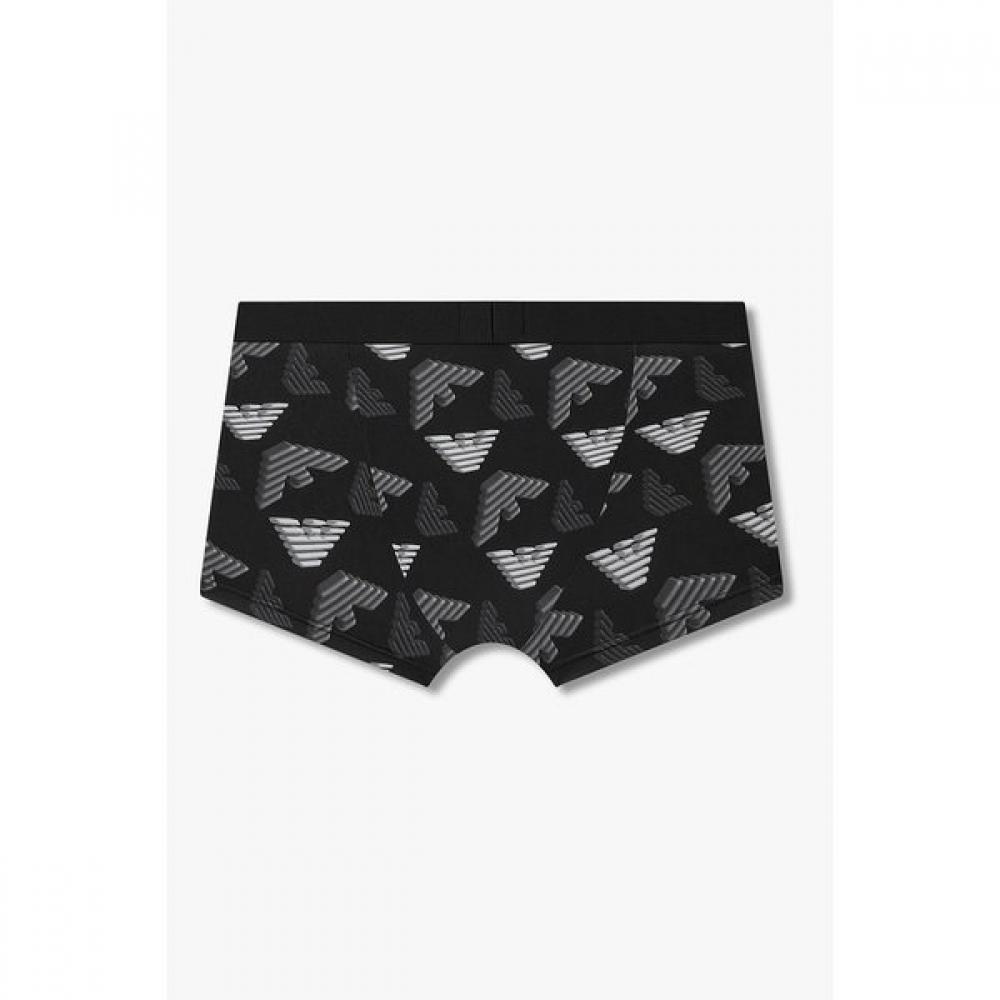 Emporio Armani Men S 3d Eagle Pattern polyeSter drawerS 2 Set 0815312053 081531 