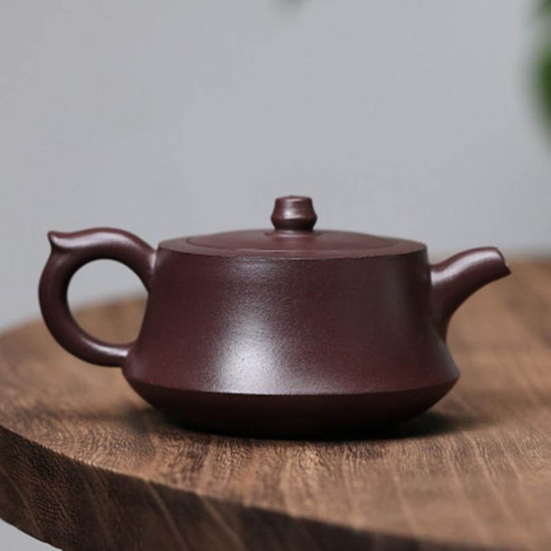230ml Purple Clay Tea Pot Tradition Handmade Filter Kettle Home Beauty Tea Infuser Custom Raw Ore Zisha Tea Set