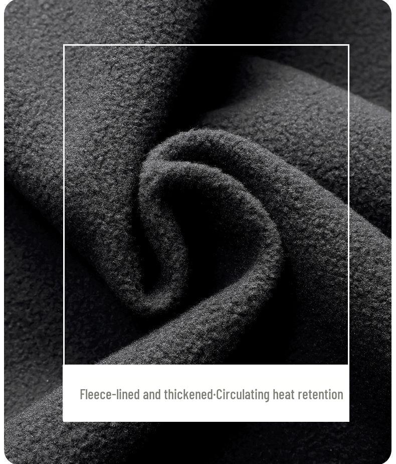 Men's Fleece-Lined 3-in-1 Windbreaker: Waterproof, Windproof, Warm Outdoor Jacket for Autumn and Winter