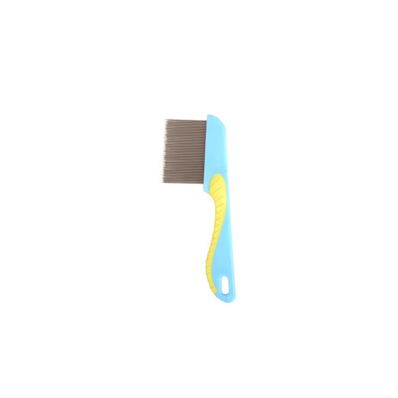Pet Seahorse Comb, Dog and Cat Flea Stainless Steel Anti-static Flea Comb, Pet Split Comb