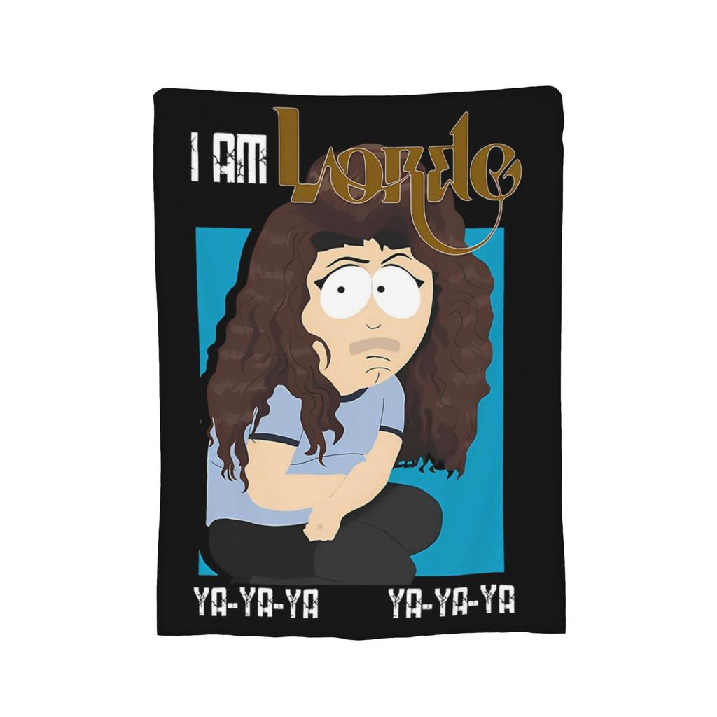 Singer Lorde Blanket Fleece Decoration Multi-function Ultra-Soft Throw Blankets for Bed Travel Bedspreads