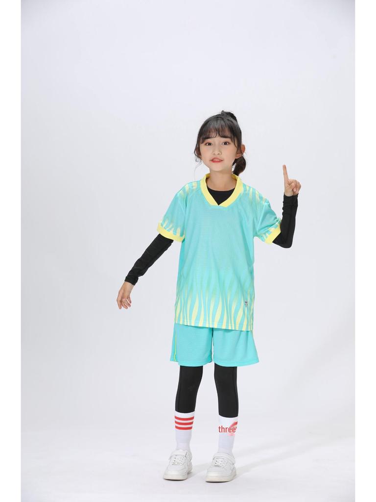 Kids' Quick-Dry Sportswear Set for Primary Students - Boys & Girls Badminton, Table Tennis, Volleyball, Team Uniform