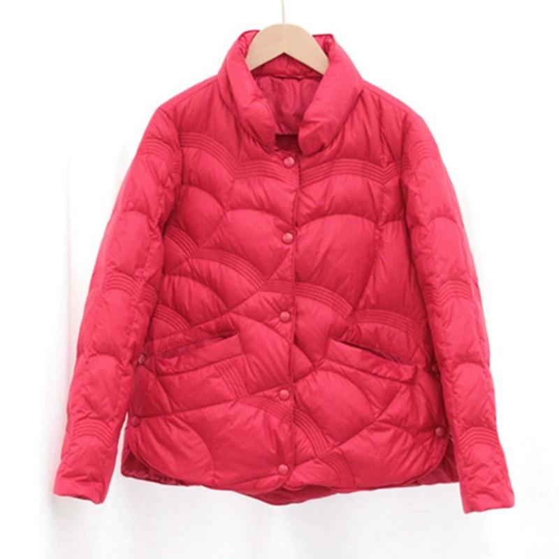 Womens Short Down Jacket 2026 Fall Winter Lightweight Stand Collar Fashion Trendy Cloud Outerwear