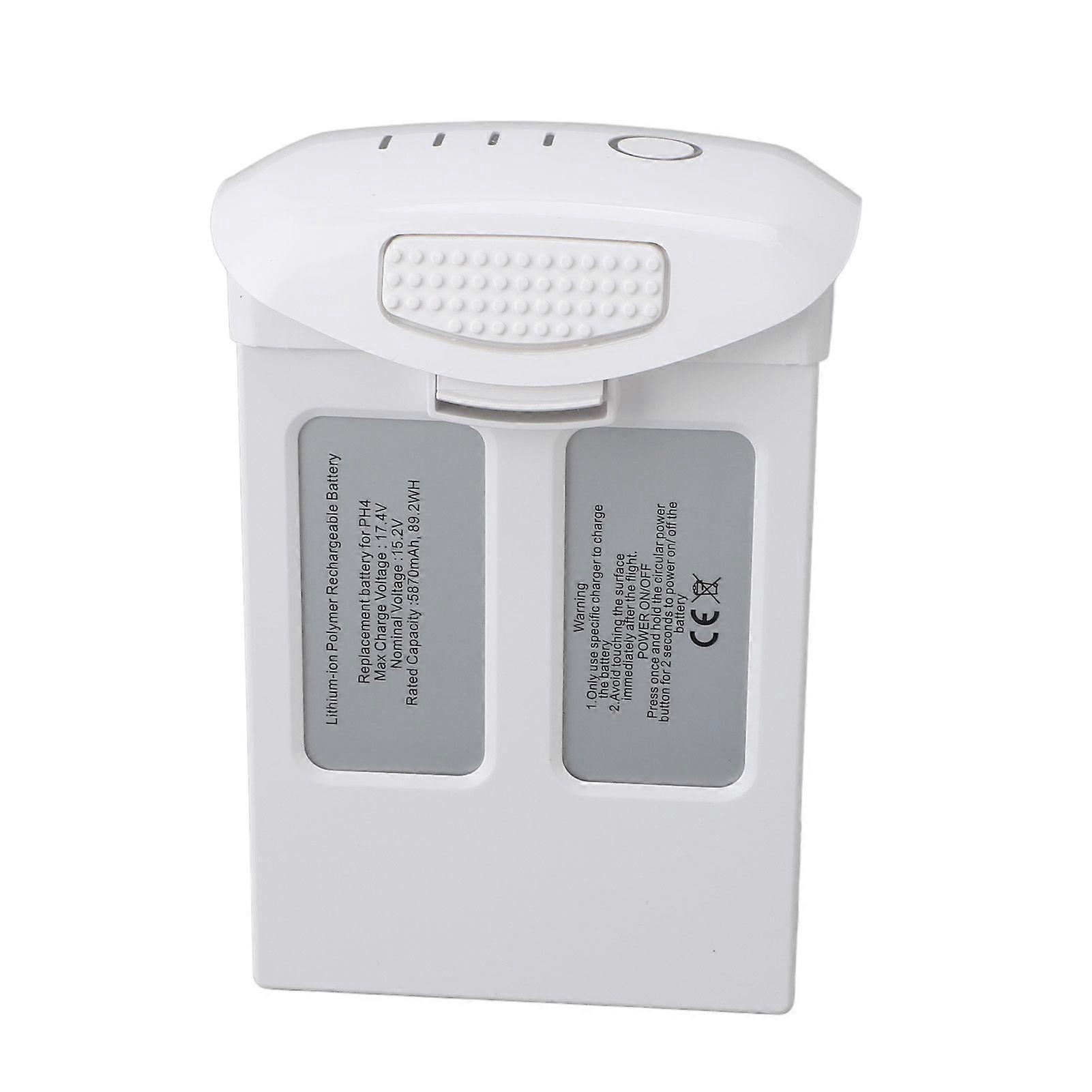 Bílá baterie pro dron 5870mAh Vysokokapacitní inteligentní baterie pro dron Phantom 4 Pro 4A 4P Plus 4Pro V2.0 RTK Multispektrální dron