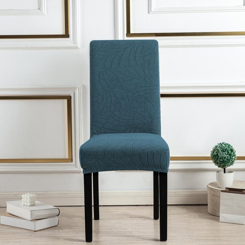 1/2/4pcs Jacquard Stretch Dining Chair Slipcover Removable Washable Chair Protector for Living Room Hotel Dining Room Kitchen