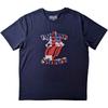 Rolling Stones T-shirt: Union Jack Tongue - Size Large