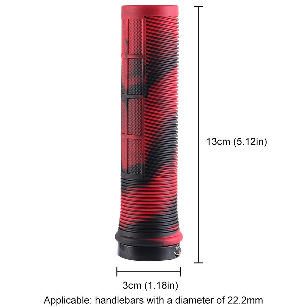 Bike Handlebar Grips Shock Absorbing MTB Mountain Bike Handlebar Cover Mountain Bicycle Grips for 22.2mm Handlebar