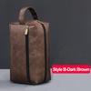 Waterdichte PU Leer Mannen Zakelijke Reizen Toiletartikelen Tas Scheer Cosmetische Organizer Pouch