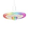 Silent RGB LED Ceiling Fan Light with E27 Base and Magic Ball Design