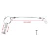 Quick Release Pin for Boat Bimini Top Deck Hinge with Lanyard Drop Cam Spring