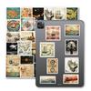 50PCS Artistic Retro Poster Style Map Stickers, Vintage Country Map Decals for Phone, Laptop & DIY Decoration