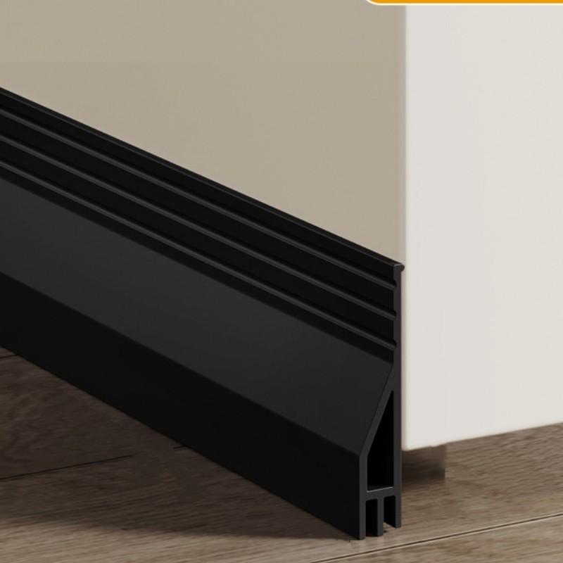 1pc 1m/39.37in Door Bottom Seal Strip Flexible TPE Windproof Insect-proof Noise Reduction Home Draft Stopper Seal strip