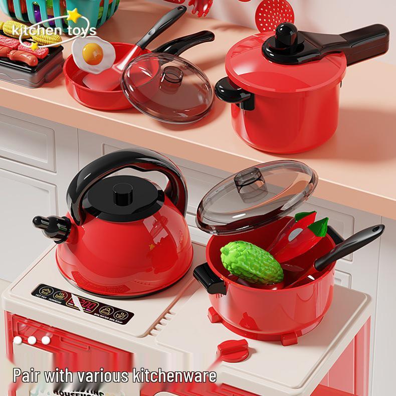 Children's Kitchen Toy Set: Role-Playing Simulation Stove for Boys and Girls