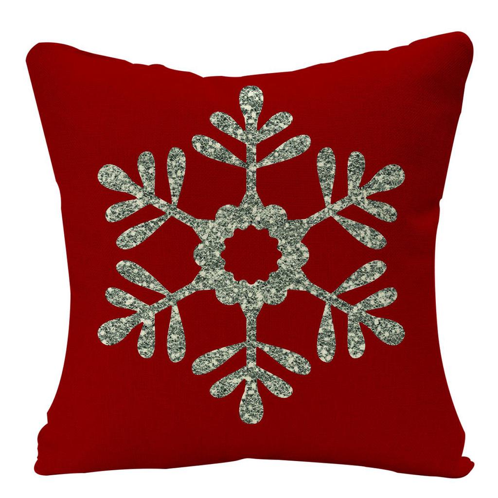 Combination Home Christmas Linen Pillow Case Festive Home Decoration Pillow Cushion Cover Pillow