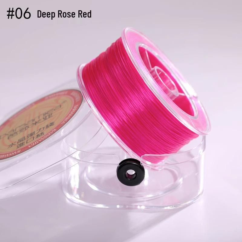 Imported Japanese Elastic Bracelet Cord - Durable Rubber Beading Line for Crystal Wenwan Beads