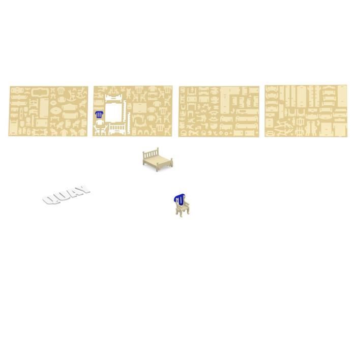 Maquette en bois Mobilier