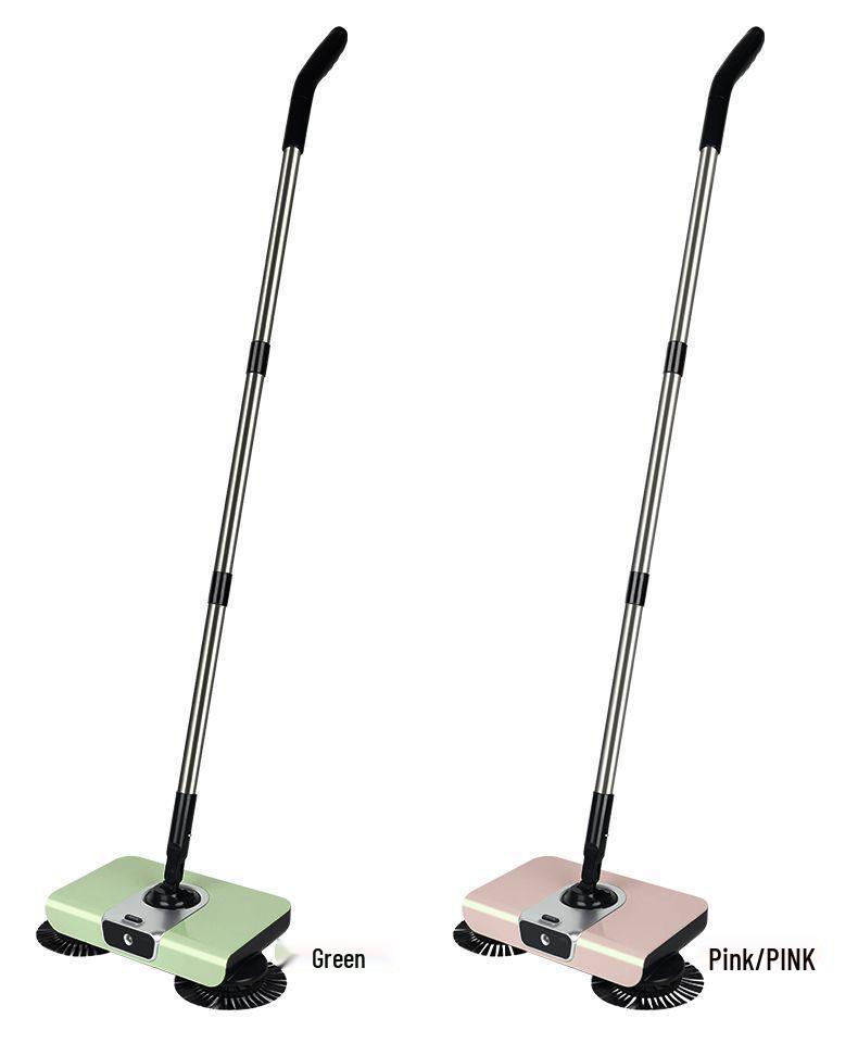 Tlačná zametací stroj: Sada smetáku, lopatky, mopu a stěrky s integrovaným robotem