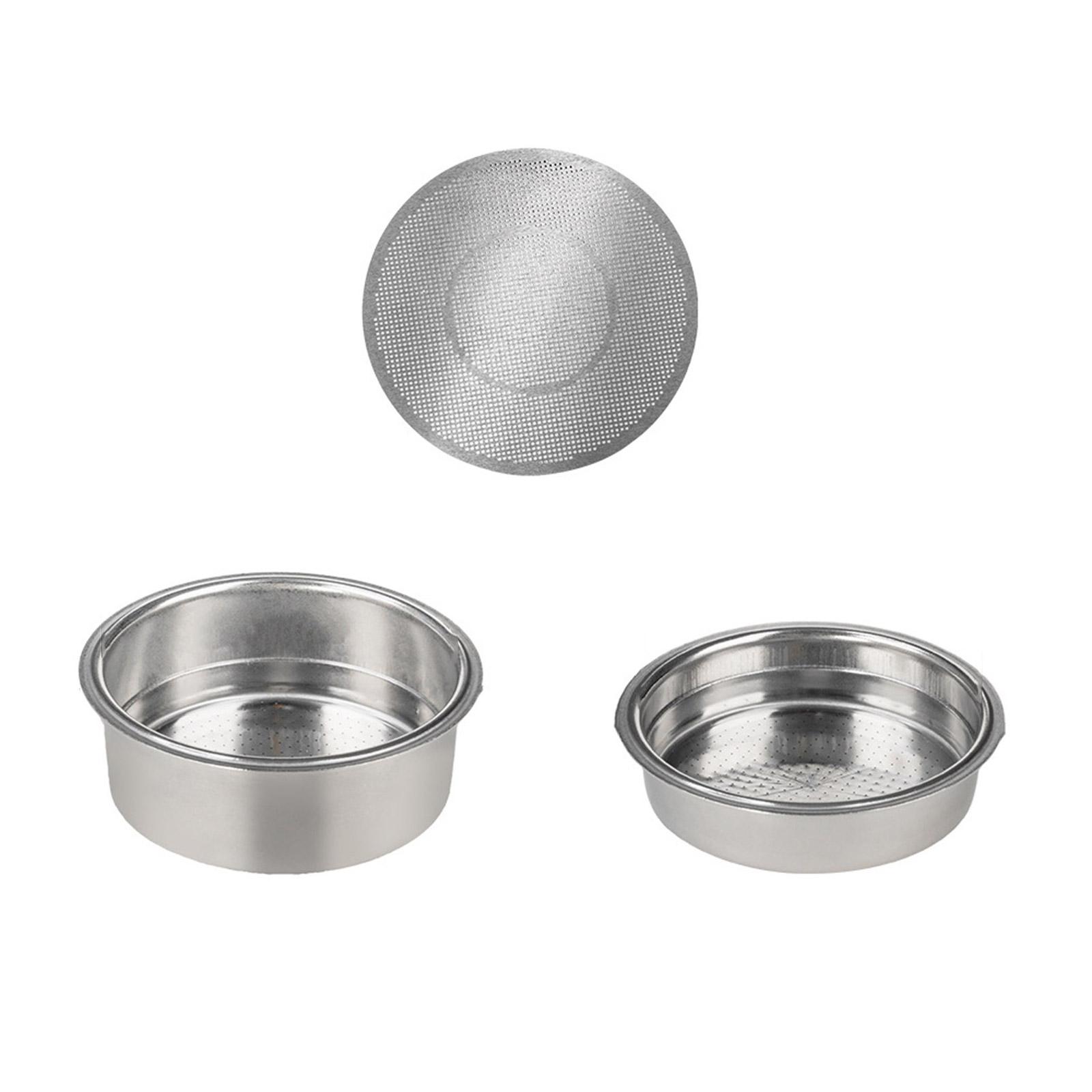 

Coffee Filter Basket Stainless Steel Espresso Powder Holders Professional Coffee Filter Suitable for Multiple Machines