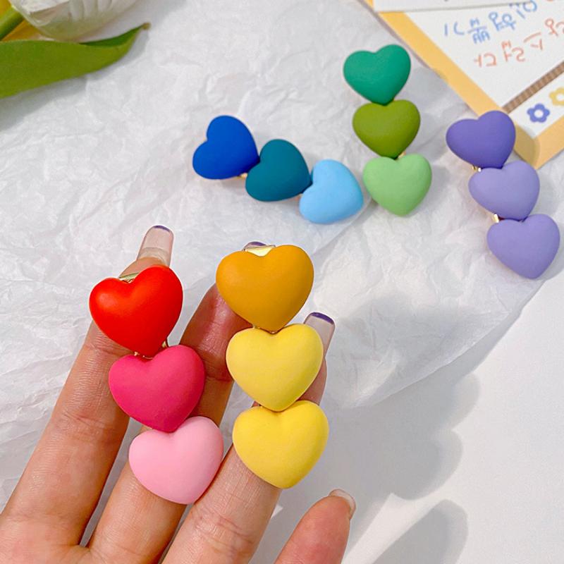 

Корейская версия, маленькая заколка для волос «Любовь», боковая заколка для детей и девочек, аксессуары для волос, головной убор, открытка для маленькой девочки, летняя челка