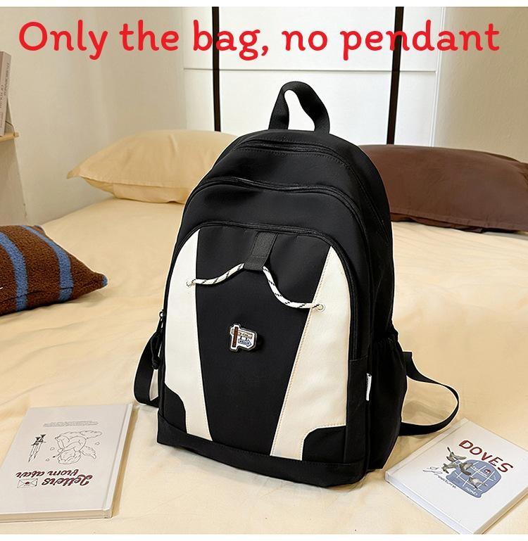 

Nylon College Style Backpack With Large Capacity And Urban Design For Daily Use