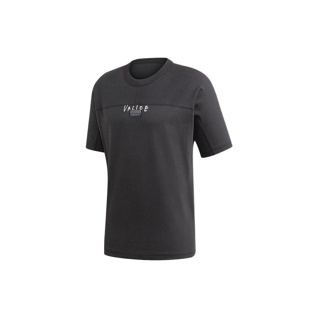 Adidas Originals Trefoil Graffiti Letter Print T-Shirt Men Tops Black GD9297