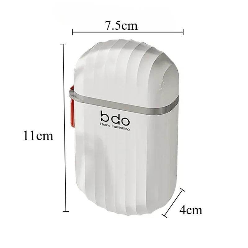 Travel Soap Container with Lid Sealed, Drainable Soap Box, Camping Bathroom Drainage Tray, Portable