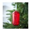 1pc Plastic Christmas Tree Ornaments Square Gemstone Pendant Colorful Snowflake Xmas Hanging Tree Pendants Home Party Decor