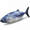 Riesiger, ultra-realistischer Thunfisch-Stofftier, 80 cm lang, extragroß, realistisches Fischkissen, Plüsch, weich und flauschig. Ein perfektes Geburtstagsgeschenk, Geschenk oder