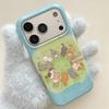 Summer Fresh Lawn Circle Cat iPhone 17/16 Pro Max/15/14 Case for Girls