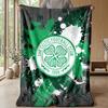 Coperta Morbida in Pile Flanella Celtic FC Leggera Accogliente Calda Coperta da Lancio per Divano Letto Decorazione Casa